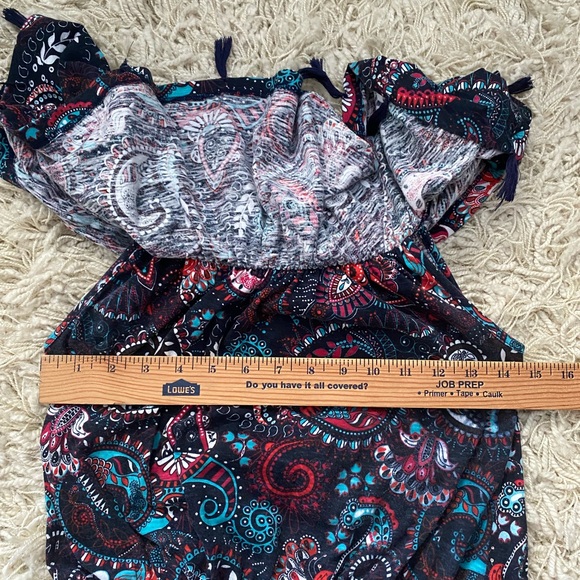 Charming Charlie’s Off Shoulder Mini Women’s Summer Dress, size L - Picture 8 of 12